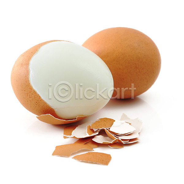 사람없음 JPG 포토 해외이미지 계란 고립 껍질 내추럴 다이어트 단백질 백그라운드 삶기 요리 유기농 음식 조각 해외202004 흰색