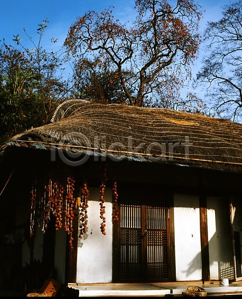 사람없음 JPG 포토 농업 농촌 산업 시골 시골집 야외 주간 주택 지붕 처마 초가집 풍경(경치)