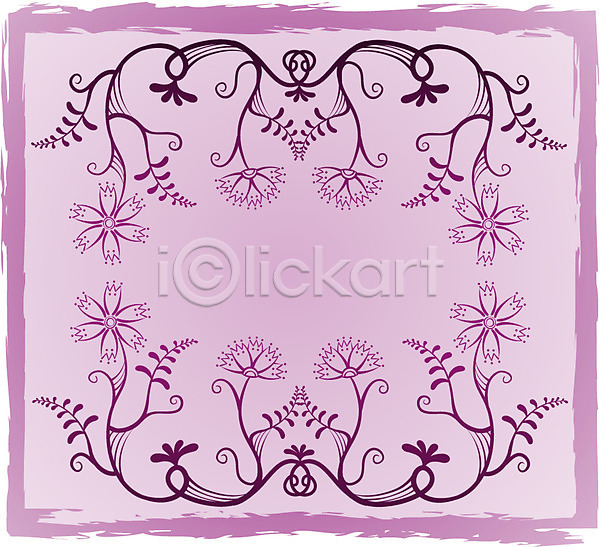 사람없음 EPS 일러스트 꽃 꽃무늬 무늬 문양 백그라운드 보라색 식물패턴 컬러 패턴