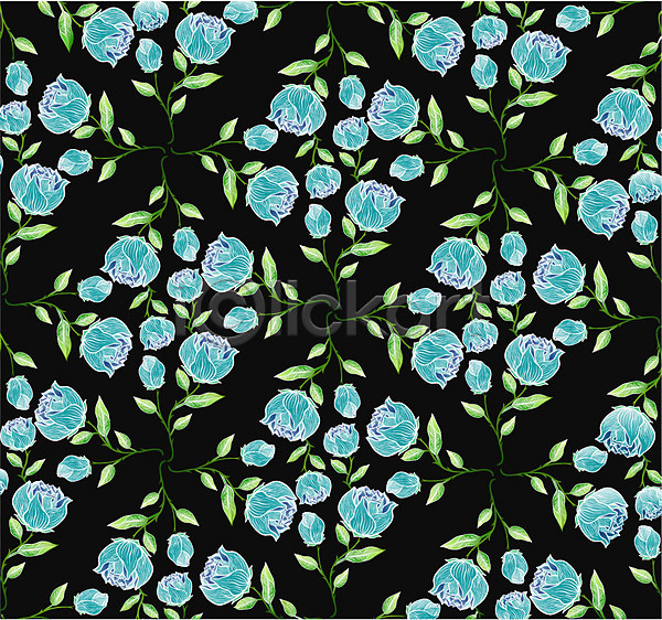 사람없음 EPS 일러스트 꽃 꽃무늬 무늬 문양 백그라운드 식물패턴 패턴