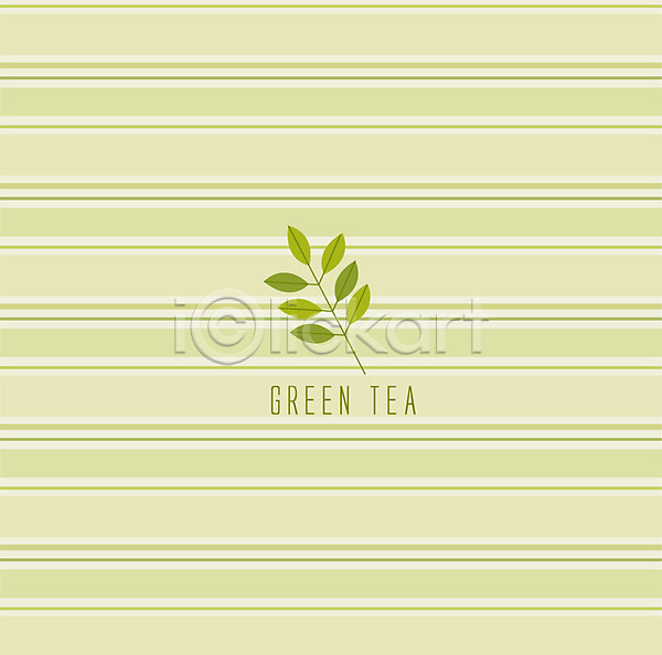 사람없음 EPS 일러스트 가로줄 나뭇잎 녹차 녹차잎 무늬 문양 백그라운드 잎 패턴