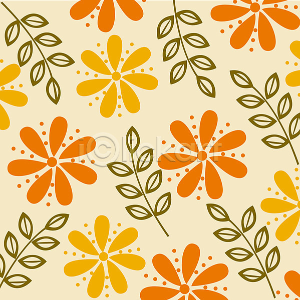 사람없음 EPS 일러스트 꽃 꽃무늬 꽃잎 무늬 문양 물방울무늬 백그라운드 잎 패턴