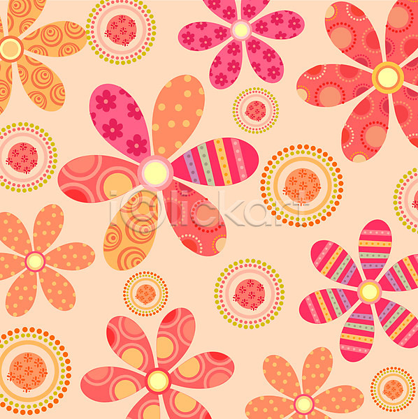 사람없음 EPS 일러스트 꽃 꽃무늬 꽃잎 무늬 문양 백그라운드 패턴