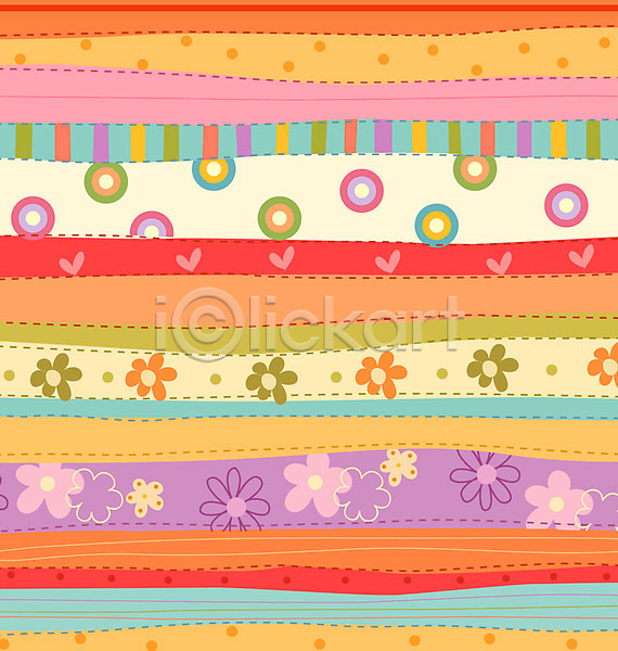 사람없음 EPS 일러스트 가로줄 꽃 꽃무늬 무늬 문양 물방울무늬 백그라운드 패턴