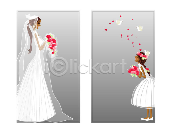 두명 사람 여자 여자만 명함템플릿 배너템플릿 템플릿 결혼 드레스 명함 미니배너 부케 신부(웨딩) 이벤트 청첩장