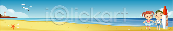 남자 두명 사람 여자 배너템플릿 템플릿 가로배너 갈매기 레포츠 모래사장 물놀이 바다 배너 불가사리 수영 여름(계절) 여행 튜브 파도 해변 휴가