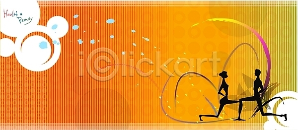 남자 두명 사람 여자 EPS 실루엣 일러스트 건강 국내일러스트 다이어트 몸매관리 문양 백그라운드 부부 뷰티 요가 운동 웰빙 주황색 컬러 패턴 헬스