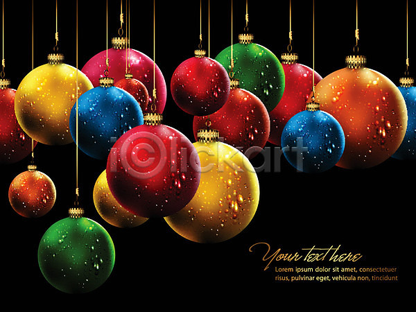 사람없음 EPS 일러스트 해외이미지 12월 디자인 무료이미지 미술 백그라운드 장식 장식볼 컬러풀 크리스마스 크리스마스배경 크리스마스장식 파티 해외202004