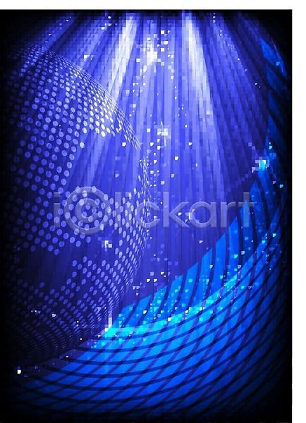 사람없음 3D EPS 일러스트 템플릿 해외이미지 검은색 그래픽 네온 디자인 디지털 미술 백그라운드 별 빛 엘리먼트 추상 컨셉 파란색 해외202004