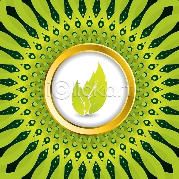 사람없음 EPS 일러스트 해외이미지 곡선 광선 덮개 반지 소용돌이 에코 잎 초록색 파열 편지 해외202004 환경 황금 회사