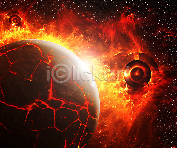 미래 사람없음 3D JPG 포토 해외이미지 SF 공상 과학 궤도 백그라운드 별 빛 성운 우주 은하계 자연 컬러풀 태양 폭발 풍경(경치) 하늘 해외202004 행성