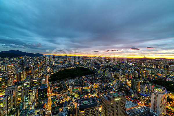 사람없음 JPG 포토 구름(자연) 국내여행 도시 도시풍경 빌딩 빌딩숲 서울 야경 야외 전경 풍경(경치) 하늘 한국