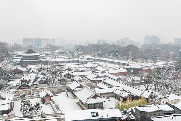 사람없음 JPG 포토 겨울 국내여행 눈(날씨) 도시 도시풍경 서울 야외 전경 주간 창덕궁 풍경(경치) 하늘 한국 한국문화 한옥