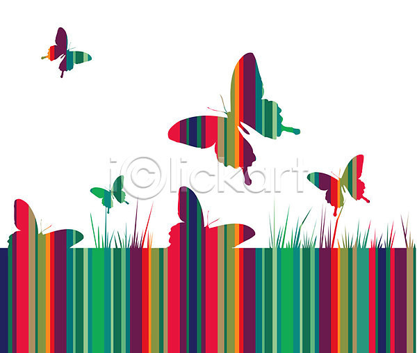 신선 EPS 일러스트 해외이미지 곤충 나비 디자인 무지개 백그라운드 벚꽃 벽지 봄 빨간색 잔디 정원 줄무늬 질감 초록색 컬러풀 파란색 패턴 해외202004 흰색