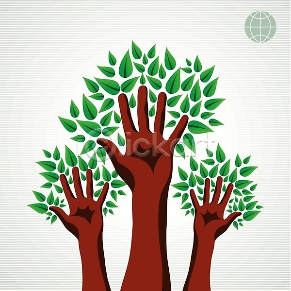 사람없음 EPS 일러스트 해외이미지 나무 무료이미지 백그라운드 손 에코 초록색 친환경 해외202004 환경