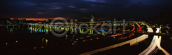 사람없음 JPG 포토 건물 다리(건축물) 도로 도시 빌딩 빛 상업시설 서울 야간 야경 야외 자연 파노라마 풍경(경치)