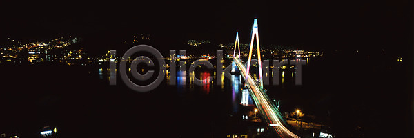 사람없음 JPG 포토 강 건물 다리(건축물) 도시 서울 야간 야경 야외 자연 파노라마 풍경(경치)