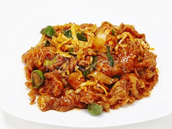 사람없음 JPG 포토 그릇 닭고기 닭발 볶음 스튜디오촬영 안주 야식 요리 음식 접시 한국 한식