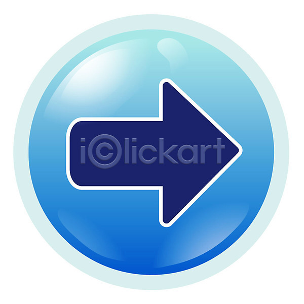 사람없음 EPS 심플아이콘 아이콘 기호 문자 방향지시 오른쪽 컬러 파란색 픽토그램 화살표