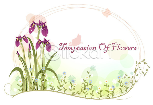 사람없음 EPS 일러스트 템플릿 꽃 꽃백그라운드 백그라운드 봄꽃 붓꽃 식물 아이리스 자연