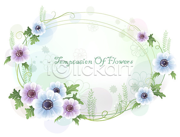 사람없음 EPS 일러스트 템플릿 꽃 꽃백그라운드 백그라운드 봄꽃 식물 아네모네 자연