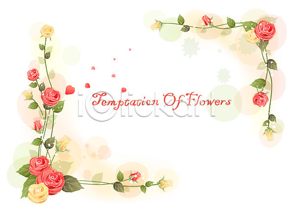 사람없음 EPS 일러스트 템플릿 꽃 꽃백그라운드 백그라운드 식물 여름꽃 자연 장미