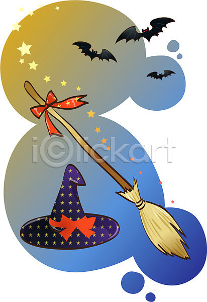 사람없음 EPS 아이콘 기념일 리본 마녀 마녀모자 모자(잡화) 박쥐 빗자루 이벤트 잡화 할로윈