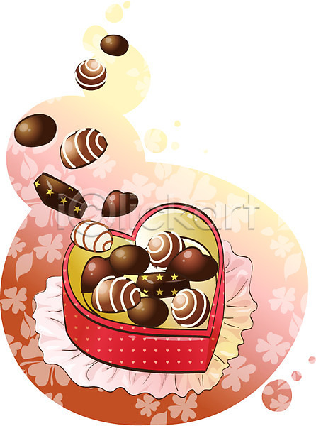사랑 사람없음 EPS 아이콘 기념일 디저트 발렌타인데이 선물 선물상자 음식 이벤트 초콜릿 포장