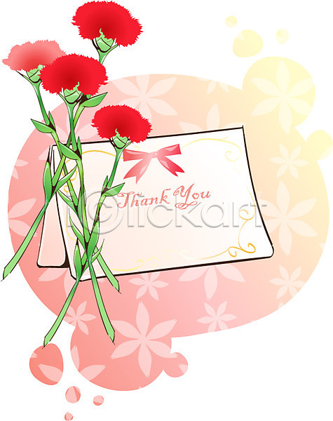 감사 사람없음 EPS 아이콘 꽃 리본 선물 스승의날 식물 어버이날 이벤트 카네이션 카드(감사) 편지