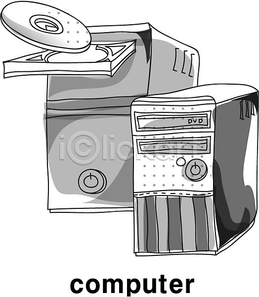 사람없음 EPS 라인아이콘 아이콘 흑백 CD 단어 디지털 본체 시디롬 영어 영어교육 전자 전자제품 컴퓨터