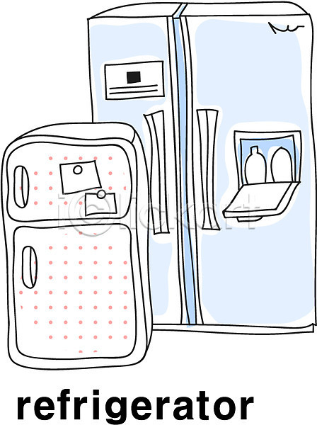 사람없음 EPS 라인아이콘 아이콘 가전제품 냉장고 단어 대형가전 디지털 영어 영어교육 전자 전자제품