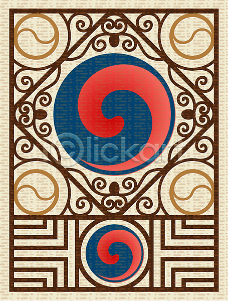 사람없음 EPS 일러스트 무늬 문양 백그라운드 전통문양 태극 패턴 한국 한국문화 한국전통