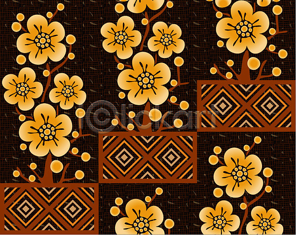 사람없음 EPS 일러스트 꽃 꽃무늬 당초문 매화 무늬 백그라운드 식물 전통문양 패턴 한국 한국문화 한국전통