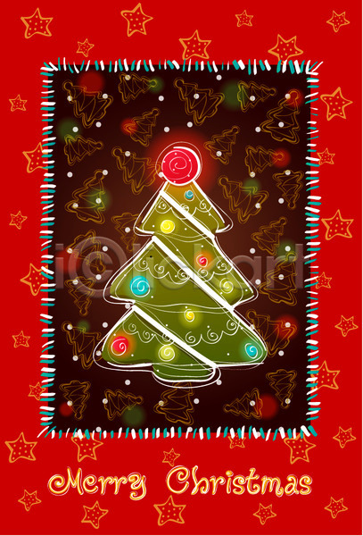 사람없음 EPS 카드템플릿 템플릿 기념일 나무 오브젝트 장식 카드(감사) 크리스마스 크리스마스용품 크리스마스장식 크리스마스카드 크리스마스트리