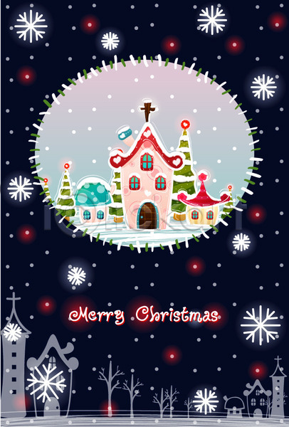 사람없음 EPS 카드템플릿 템플릿 건축 겨울 계절 기념일 눈(날씨) 시설물 주택 카드(감사) 크리스마스 크리스마스카드 현대건축