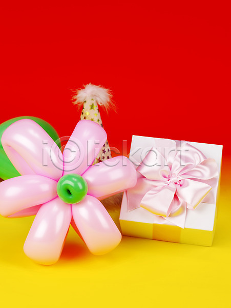 사람없음 JPG 포토 꽃무늬 상자 선물 오브젝트 이벤트 장식 파티 포장 풍선