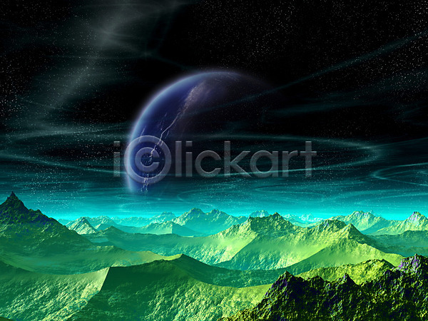 사람없음 JPG 포토 해외이미지 SF 공상 과학 구름(자연) 궤도 달 백그라운드 별 산 성운 우주 은하계 하늘 해외202004 행성