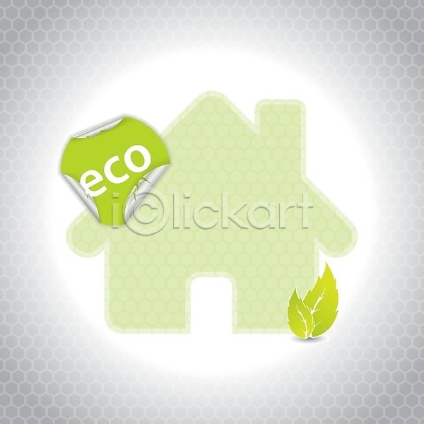 사람없음 EPS 일러스트 해외이미지 라이프스타일 반사 백그라운드 빛 식물 에너지 에코 육각형 잎 재활용 정원 주택 초록색 해외202004 환경