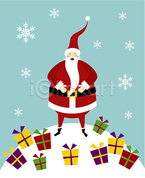 행복 남자 노년 노인남자한명만 한명 EPS 일러스트 해외이미지 겨울 눈꽃 눈꽃무늬 디자인 무료이미지 미소(표정) 백그라운드 산타클로스 선물 선물상자 웃음 장식 전신 캐릭터 크리스마스 크리스마스선물 해외202004