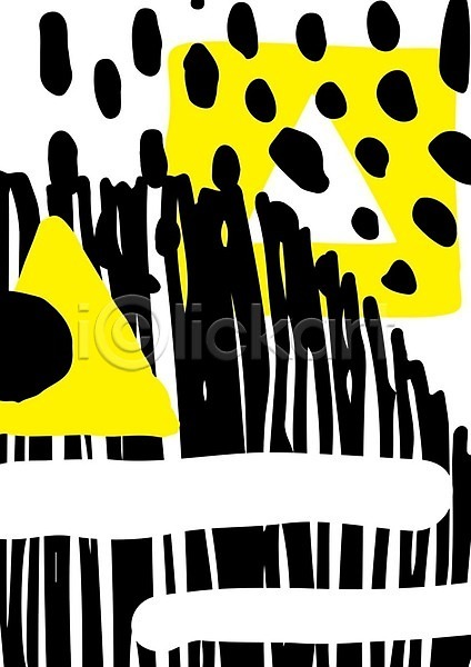사람없음 EPS 일러스트 해외이미지 검은색 그래픽 그림 노란색 디자인 미술 백그라운드 심플 얼룩 장식 점 추상 타이포그라피 패턴백그라운드 포스터 해외202004 흰색