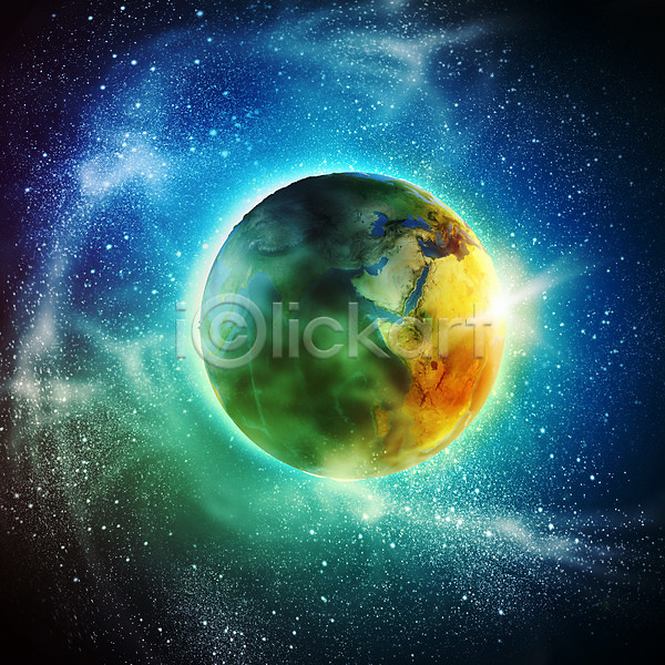 미래 사람없음 JPG 포토 해외이미지 SF 검은색 과학 광선 구름(자연) 궤도 별 빛 우주 지구 하늘 해외202004 행성