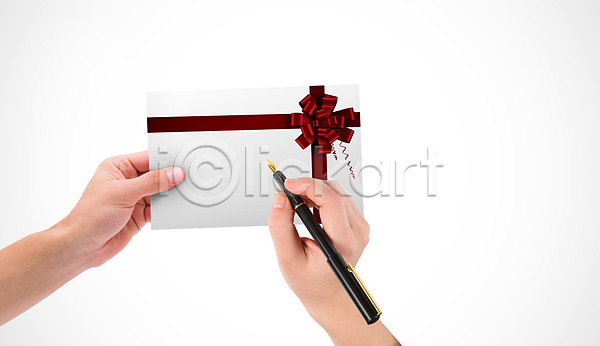 축하 사람없음 JPG 포토 해외이미지 그림 기록 디지털 리본 보여주기 빨간색 선물 손 신용카드 잡기 축제 컴퓨터그래픽 크리스마스 펜 해외202004 활 휴가