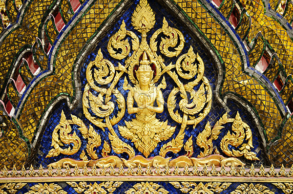 동양인 사람없음 JPG 포토 해외이미지 건축양식 도자기 방콕 불교 사당 사찰 아시아 종교 태국 해외202004