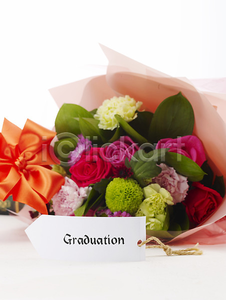 축하 사람없음 JPG 포토 교육 기호 꽃 꽃다발 리본 문자 식물 알파벳 장식 졸업