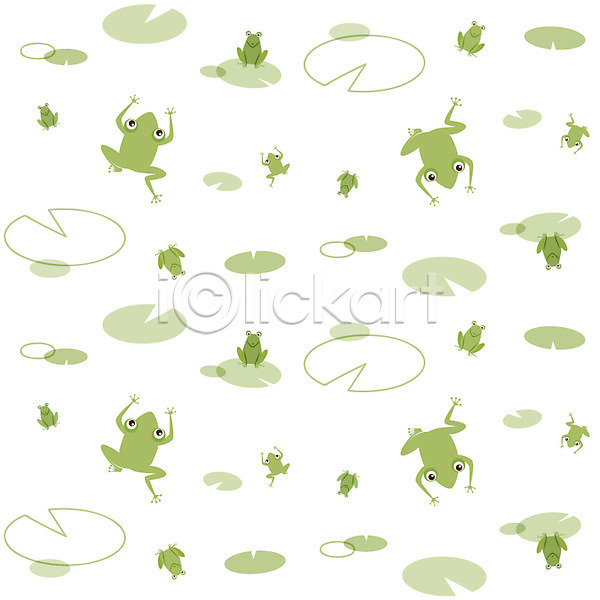 사람없음 EPS 일러스트 개구리 계절 동물 무늬 문양 백그라운드 봄 봄배경 양서류 연못 연잎 척추동물 청개구리 패턴 팬시패턴