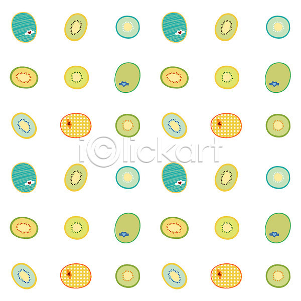 사람없음 EPS 일러스트 과일 단면 무늬 문양 백그라운드 식물 음식 키위 패턴 팬시패턴
