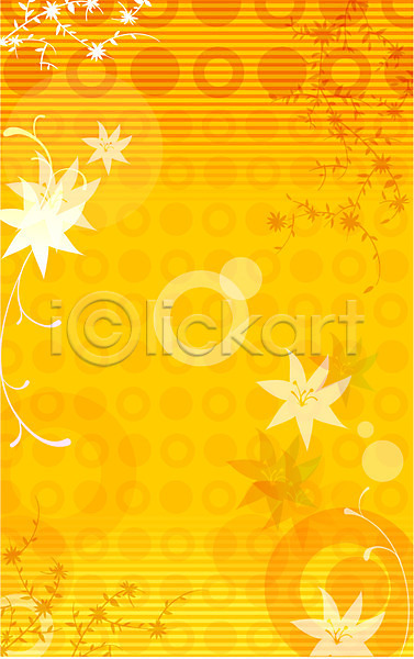 사람없음 EPS 일러스트 계절 꽃 꽃무늬 노란색 무늬 문양 백그라운드 봄 식물문양 전통문양 컬러