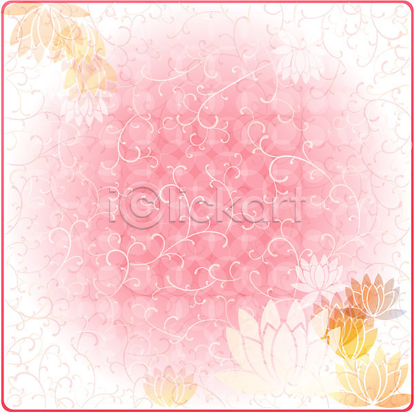 사람없음 EPS 일러스트 계절 꽃 꽃무늬 무늬 문양 백그라운드 봄 분홍색 식물문양 전통문양