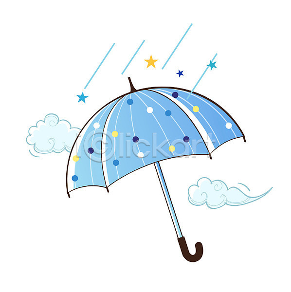 사람없음 EPS 아이콘 큐티아이콘 구름(자연) 날씨 별 비(날씨) 생활용품 우산 일기예보 잡화 흐림
