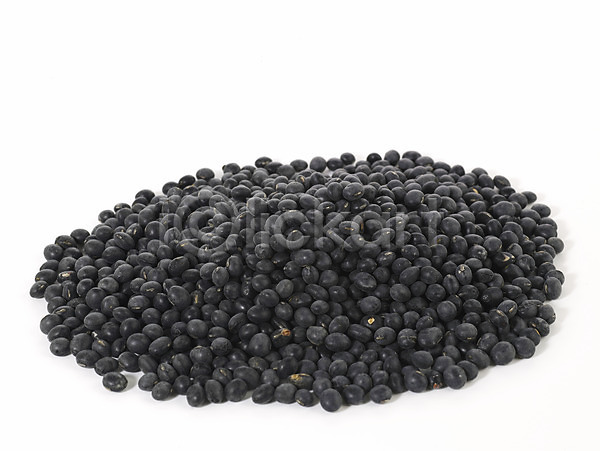 사람없음 JPG 포토 검은색 검은콩 검정콩 곡류 누끼 스튜디오촬영 식재료 실내 컬러 컬러푸드 콩